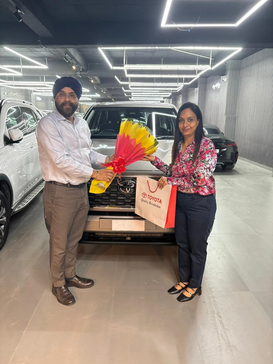 Customer delivery at A6 Motor Group